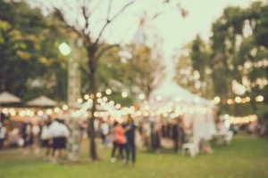 Abstract,Blur,People,In,Night,Festival,City,Park,Bokeh,Background